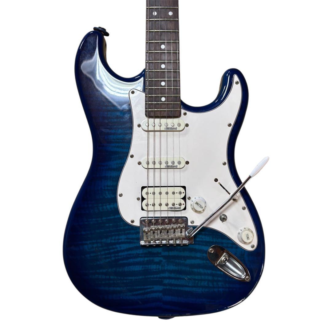 【良品】BUSKER'S BST-2H キルトメイプル ハムバッカー ストラト