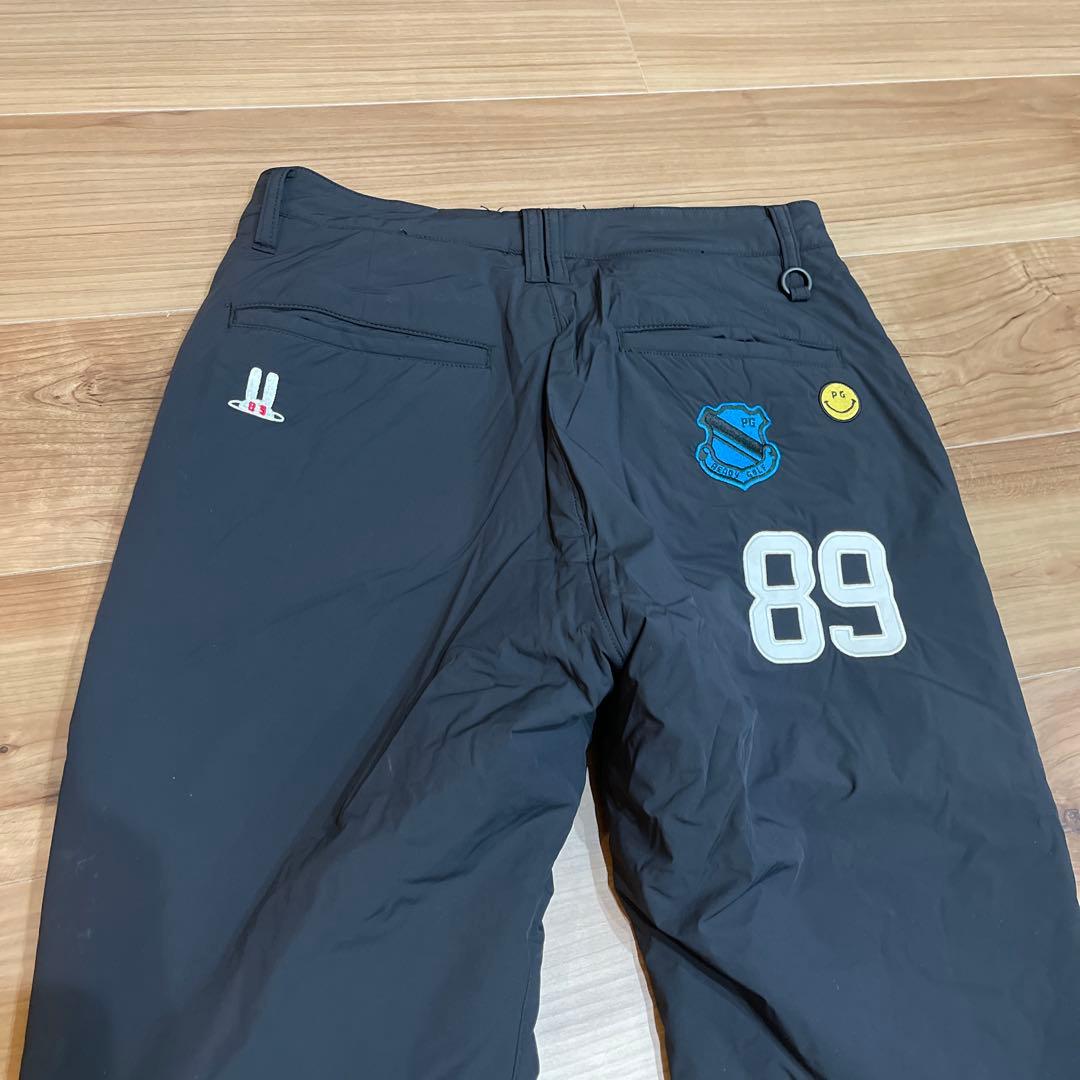 【値下交渉可能】PEARLY GATES ブラックダウンパンツ