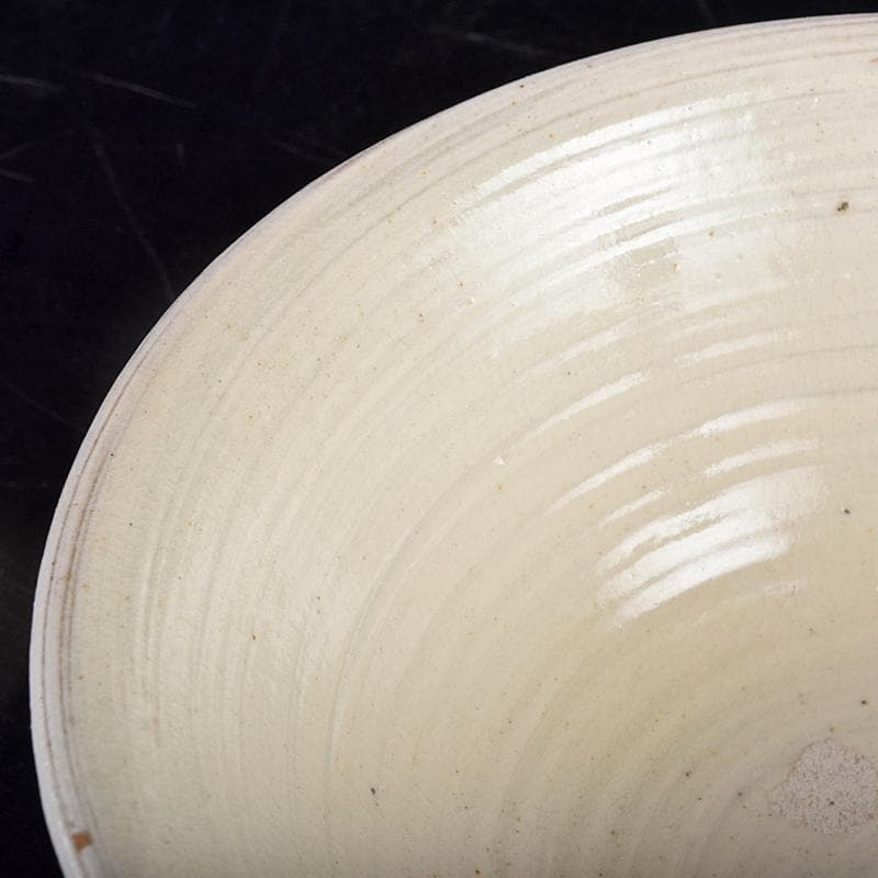 朝鮮美術　李朝　新高麗　鶏竜山三島絵　茶碗　銘緑毛　有馬頼底極め箱　VR8892