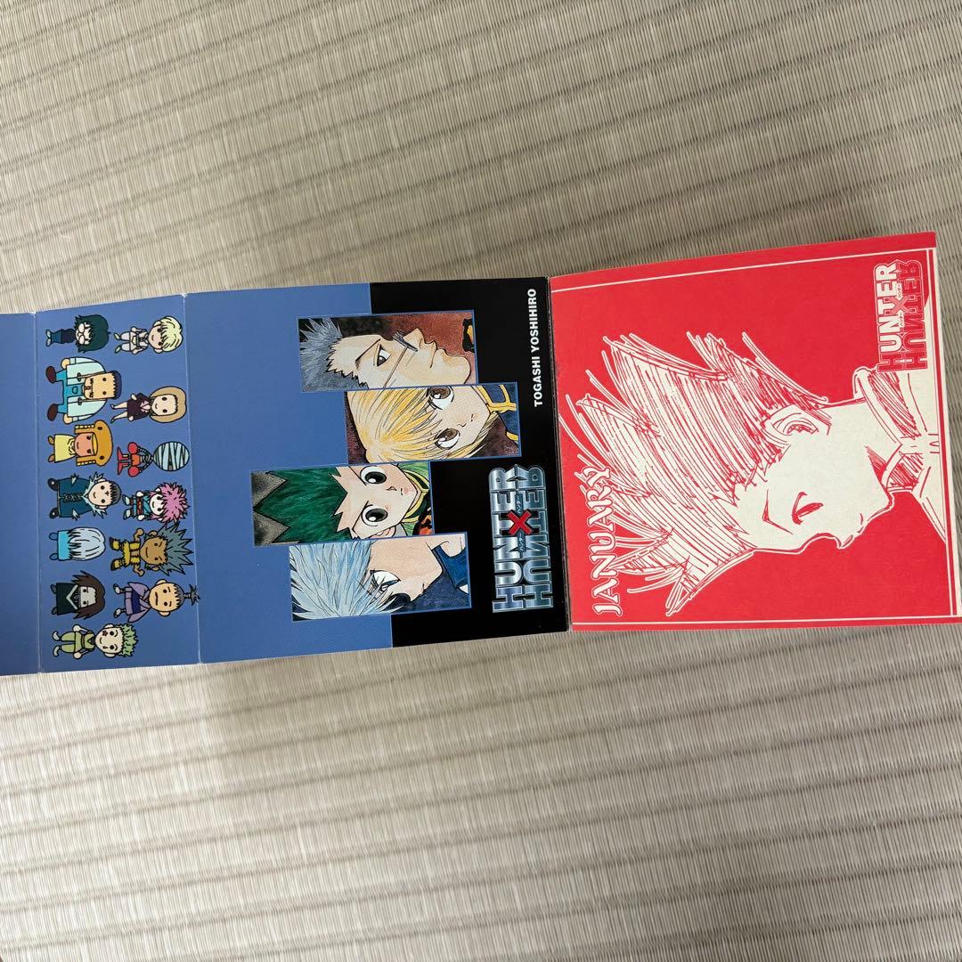 希少　HUNTER×HUNTER 2003 卓上日めくりカレンダー