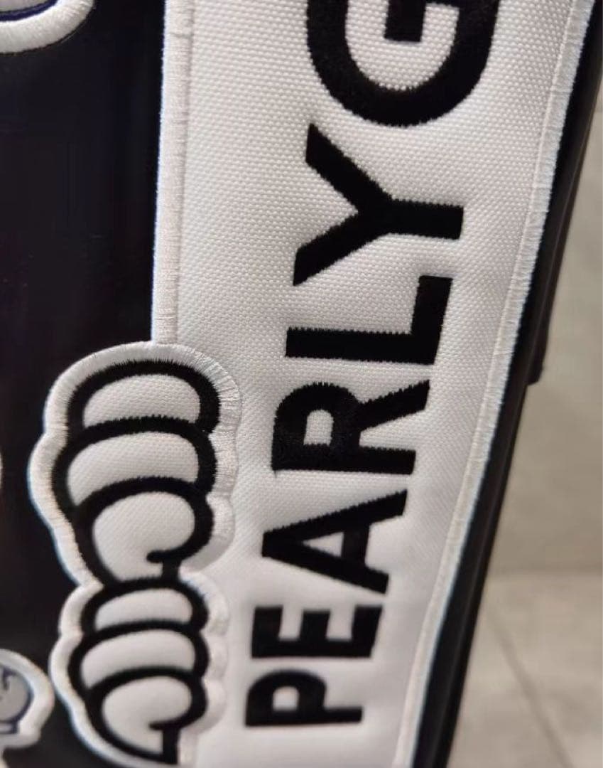PEARLY GATES 黒 キャディバッグ ゴルフバッグ スタンドバッグ