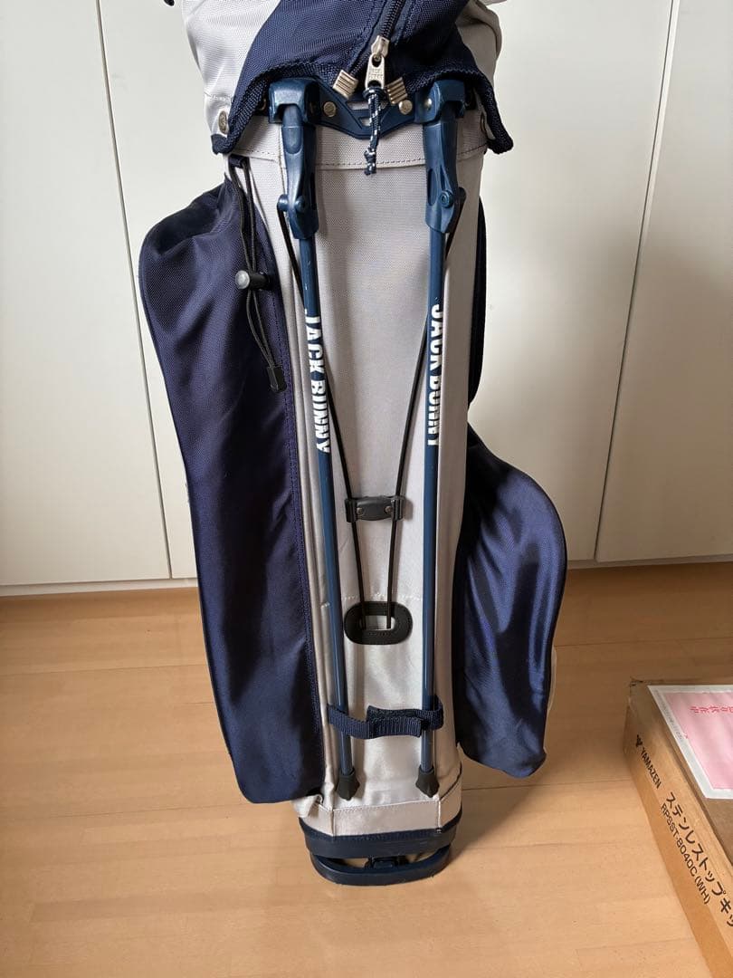 JACK BUNNY キャディバッグ ネイビー/シルバー