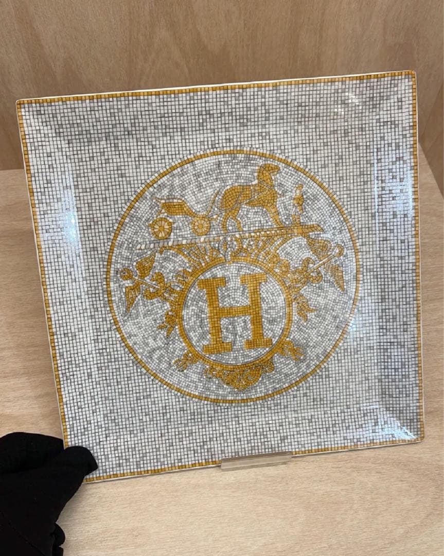 エルメス皿　HERMESモザイク24 オール プチカレ No5 新品　食器 皿