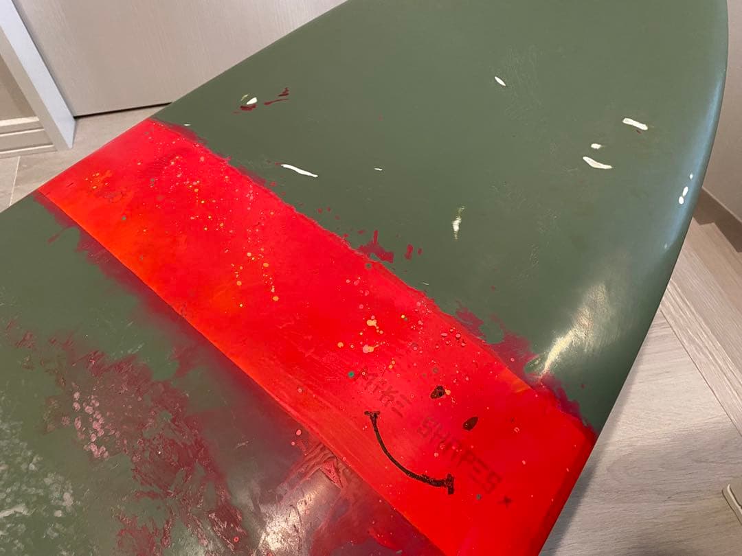 レトロツインフィッシュ　マイクシェイプス　5'8\" サーフボード　フィン付き