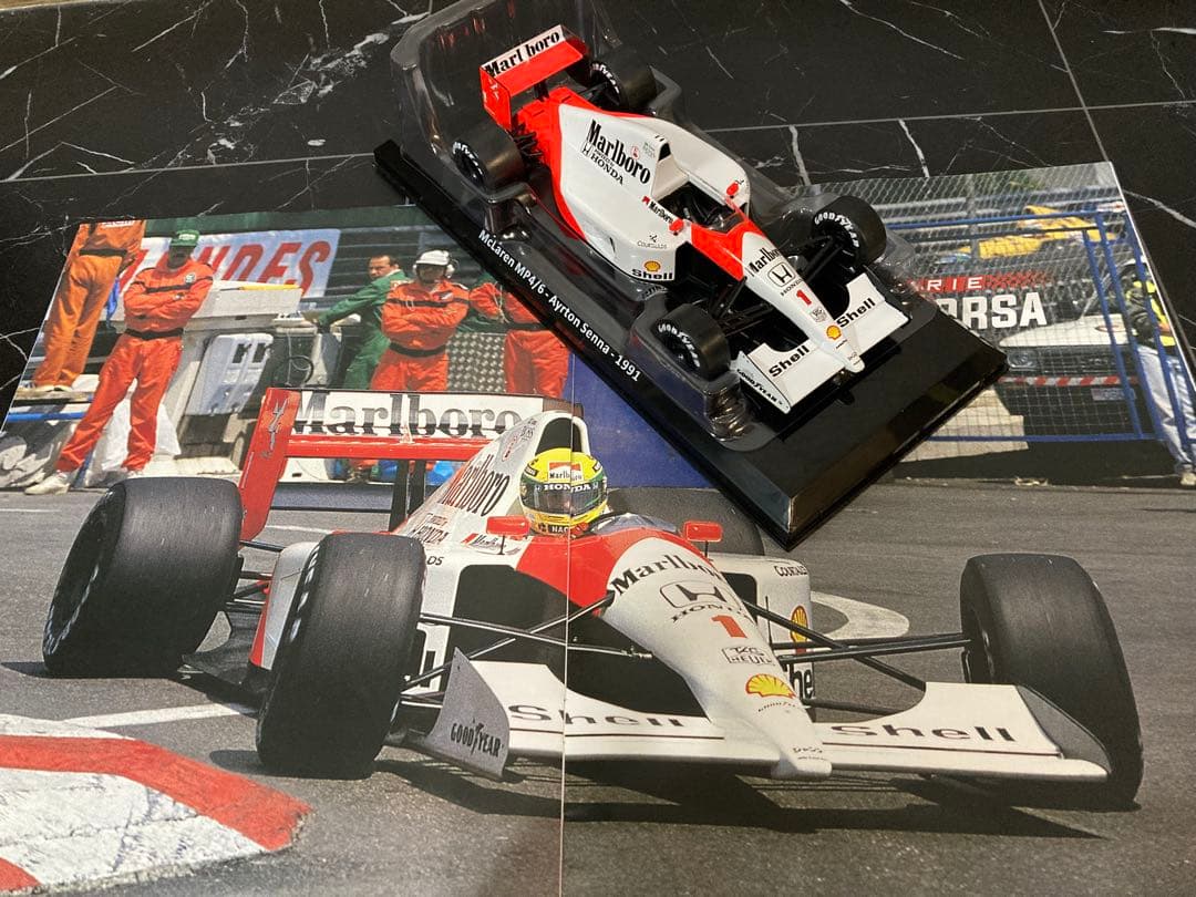 日本未発売　マルボロ仕様 ビッグスケールF1コレクション　マクラーレンMP4/6