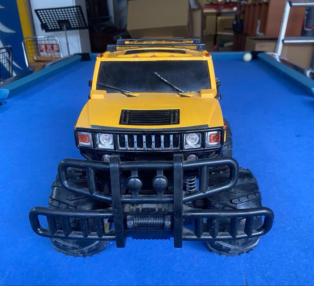 大型 ラジコンカー HUMMER風 イエロー ビッグタイヤ リモコン付き