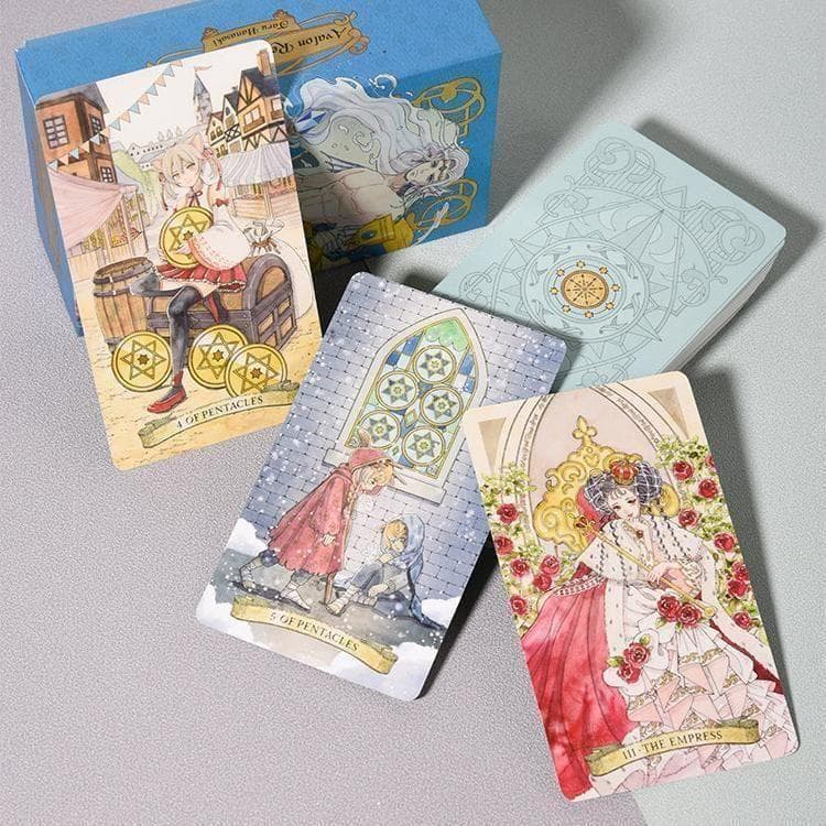 【正規品タロットカード】美麗＆キュートなイラスト✨伝説の国を描いたデッキ 通常版
