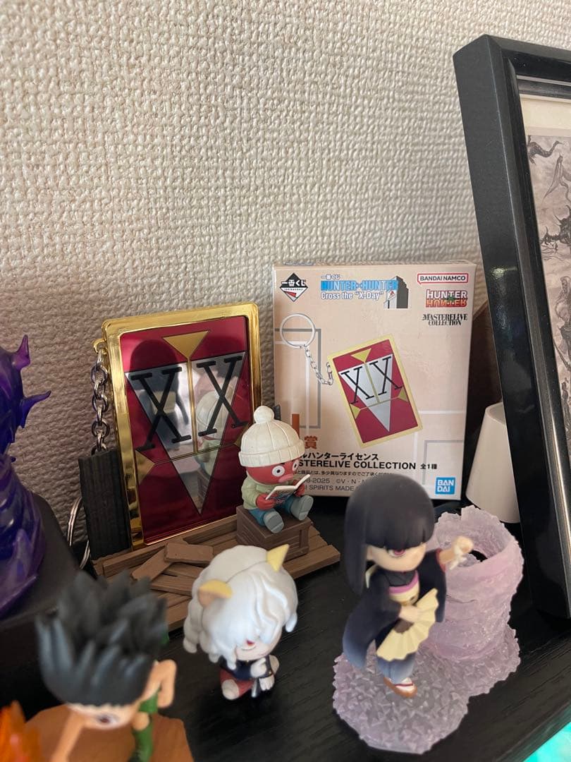 ハンターハンター　デスクフィギュア　ライセンスカード　リスキーダイス