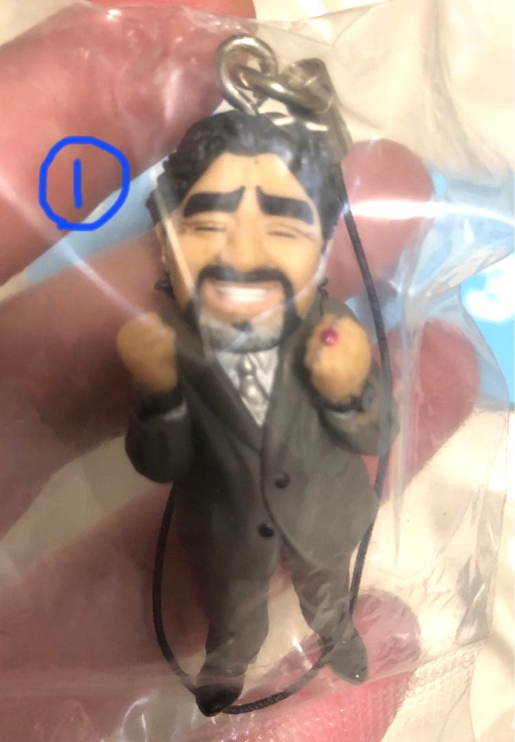 マラドーナ監督　フィギュア　ストラップ　コンプリート　6種