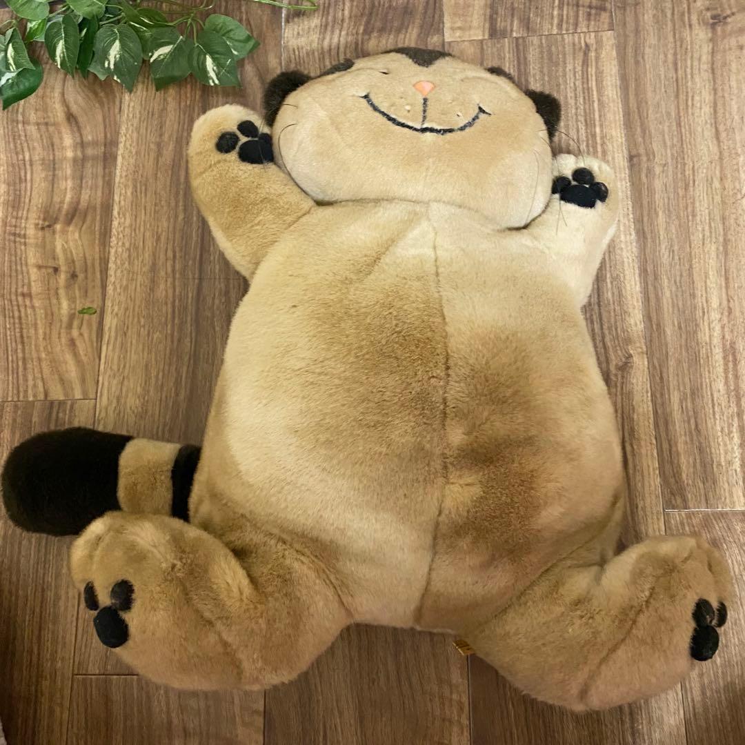 【激レア】　猫のヤーコプぬいぐるみ　猫ヴィンテージ　セキグチ　昭和レトロ 大きい