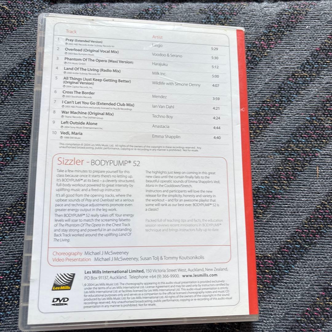 レズミルズ　ボディパンプ　52 PAL版