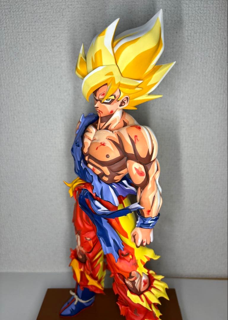 ドラゴンボールZ 伝説の超サイヤ人 孫悟空 二次元リペイント フィギュアTV色