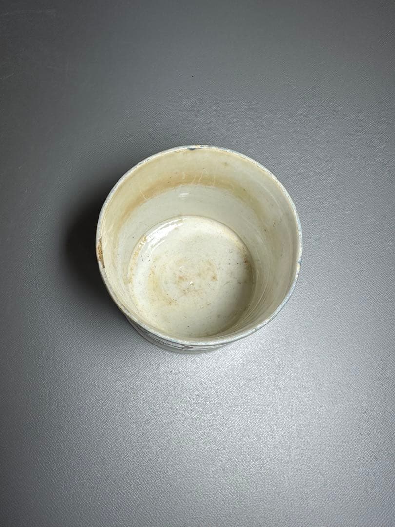 波佐見　古伊万里　江戸時代　マグカップ　紳士の文房具付き