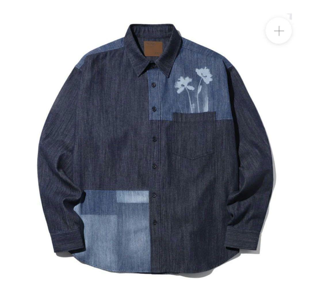 INDIGO / RM デニム長袖シャツ L