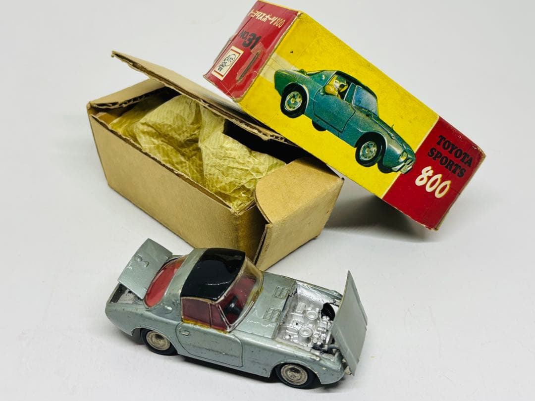 は*ぴ様 モデルペット当時物No.31 トヨタスポーツ800希少1965年発売共