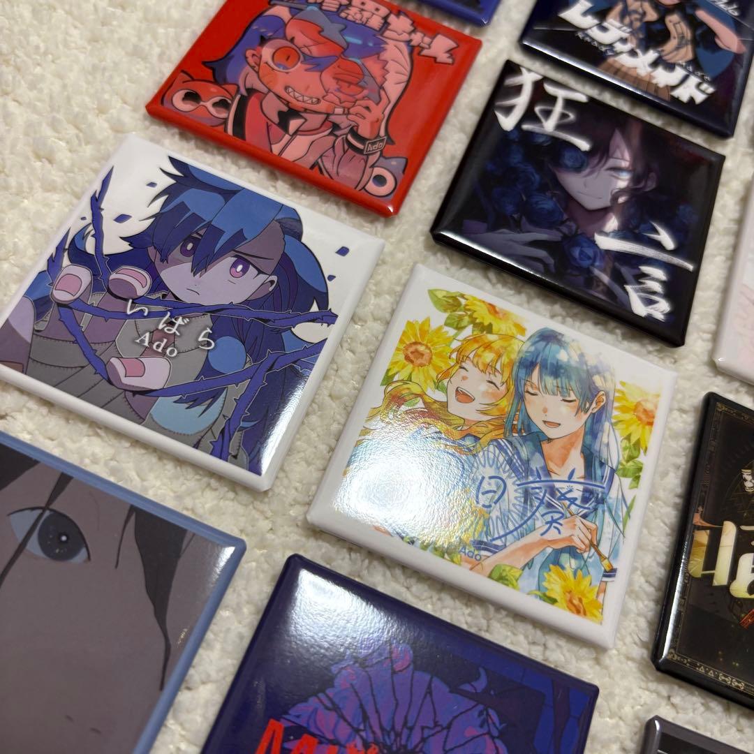 Ado モナ・リザの横顔グッズ こう見るとアタシも大きくなったもんねぇ〜缶バッジ