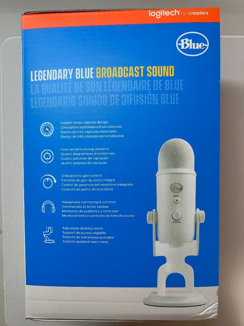 配信機器・PA機器・レコーディング機器 Logicool Blue Yeti Whiteout