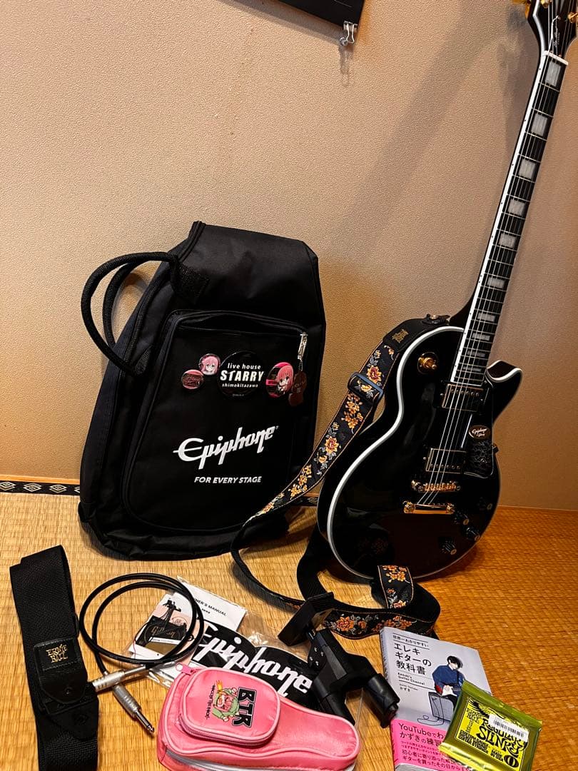 ギター Epiphone Inspired by Gibson Custom Ebony