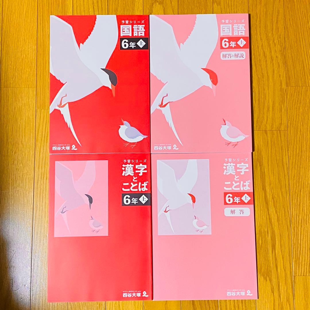 四谷大塚【小6】上4教科+演習問題集＋漢字とことば+春期講習