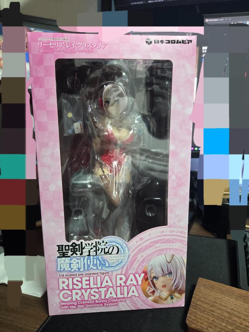 聖剣学院の魔剣使い リーセリア・レイ・クリスタリア 深紅のバニーフィギュア