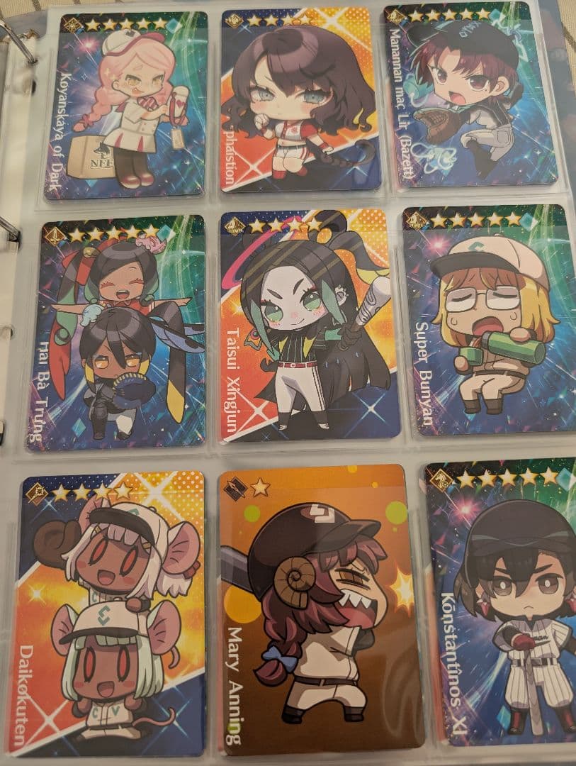 野球カード　fgo　Quick　コンプリートまとめ売り