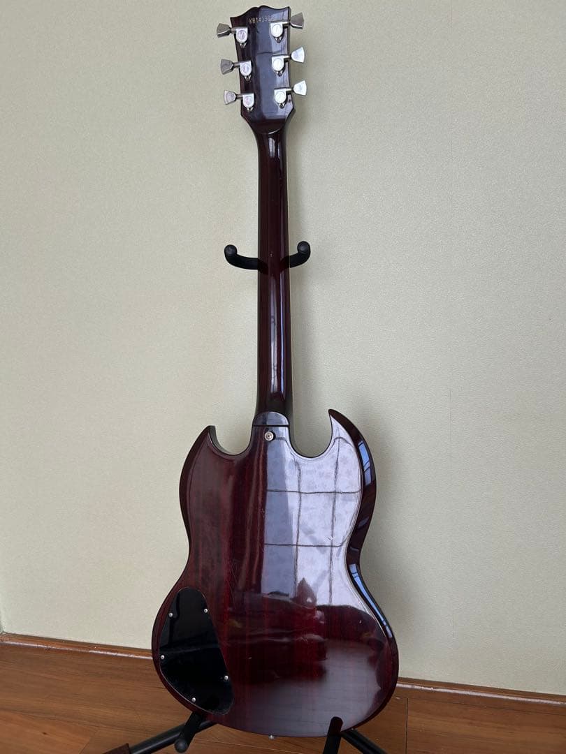 GRECO SGタイプ エレキギター ワインレッド　ソフトケース付き