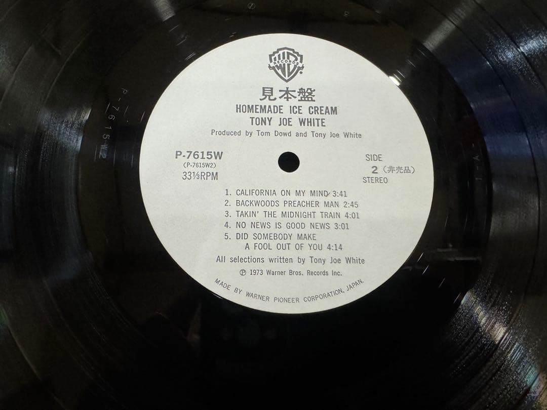 【白盤】Tony Joe White  Made Ice Cream