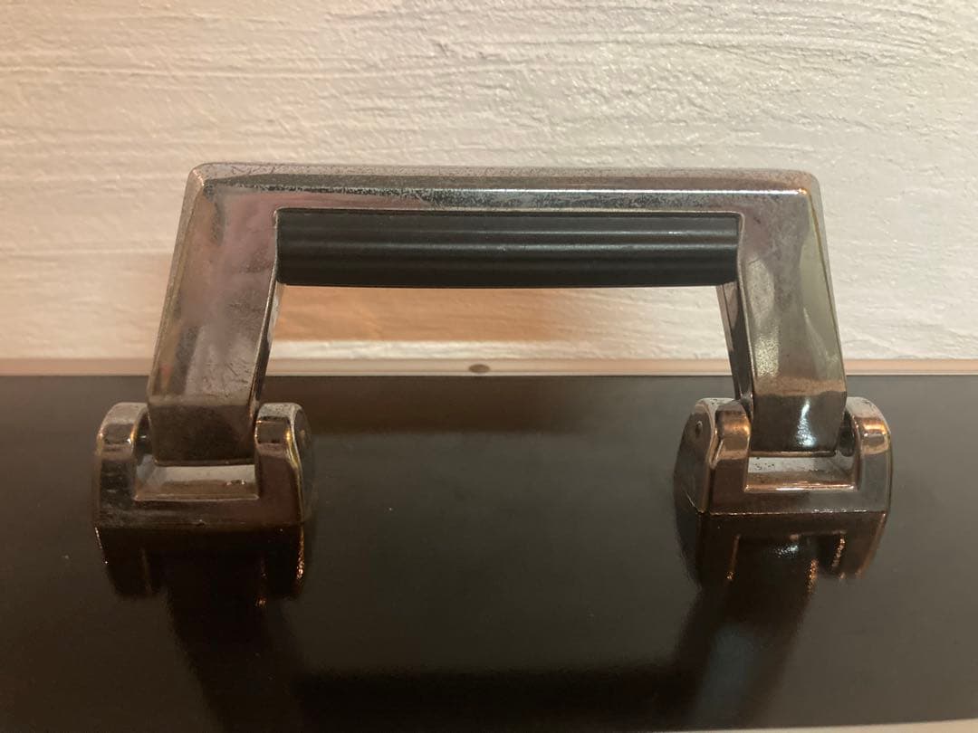 7インチ　アルミ製　レコードケース 黒　ハードケース