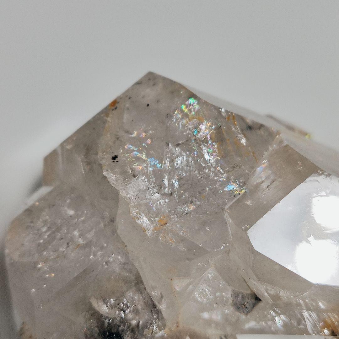 パワーストーン　天然石　ハーキマー水晶　レインボー他　113g　No.128