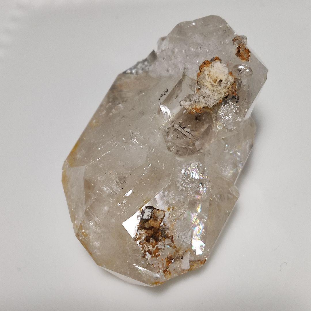 パワーストーン　天然石　ハーキマー水晶　レインボー他　113g　No.128