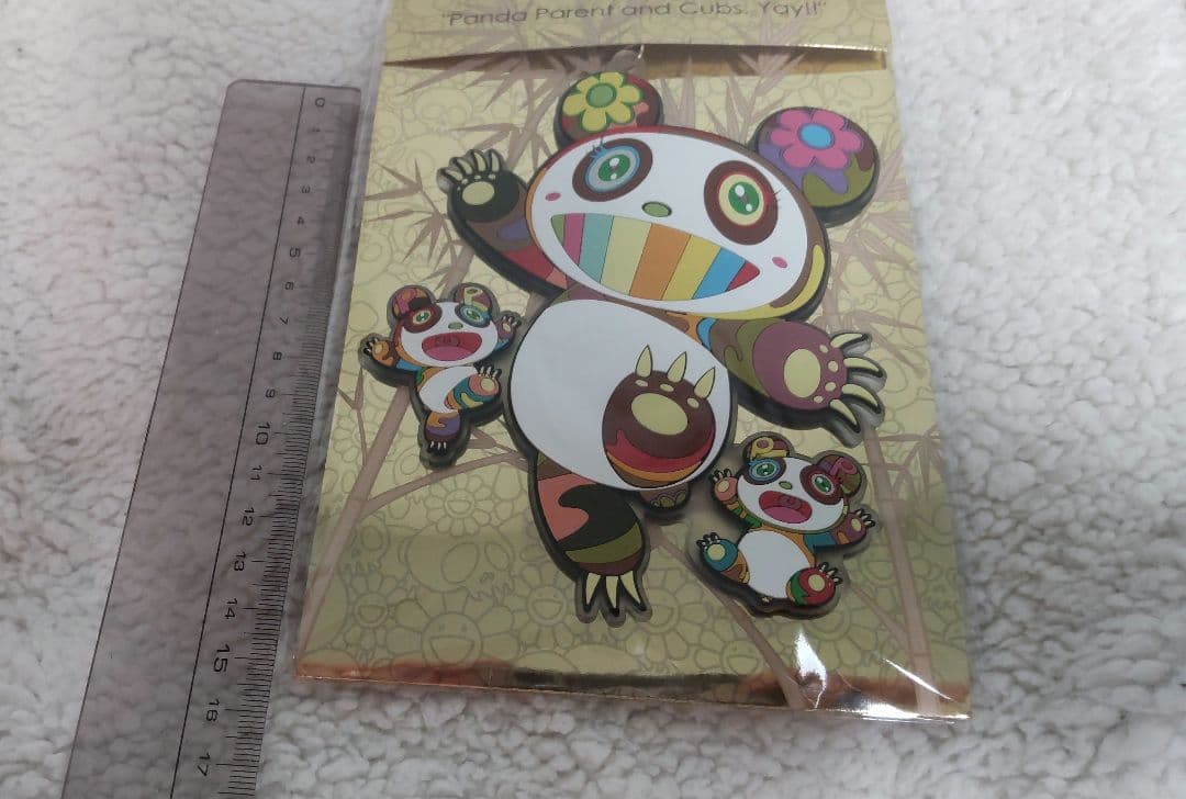 ★２種セット★　村上隆　パンダ　ラバーキーリング　カイカイキキ