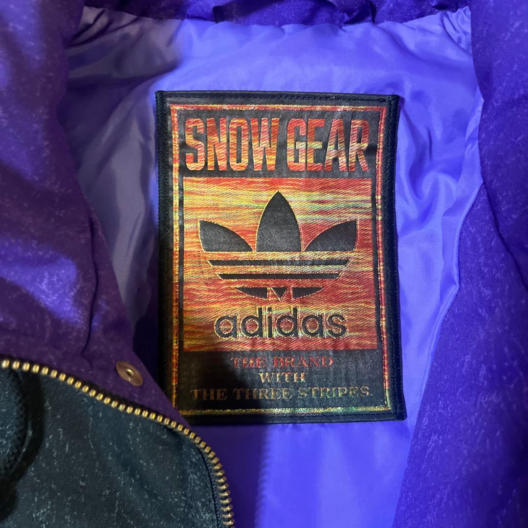 【超絶希少】デサント製　adidas スキーウェア セットアップ　黒/紫　美品