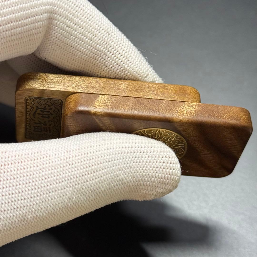 「正規品」金木EDC フィジェットトイ　スライダー　金糸楠の木製　絶版　限定