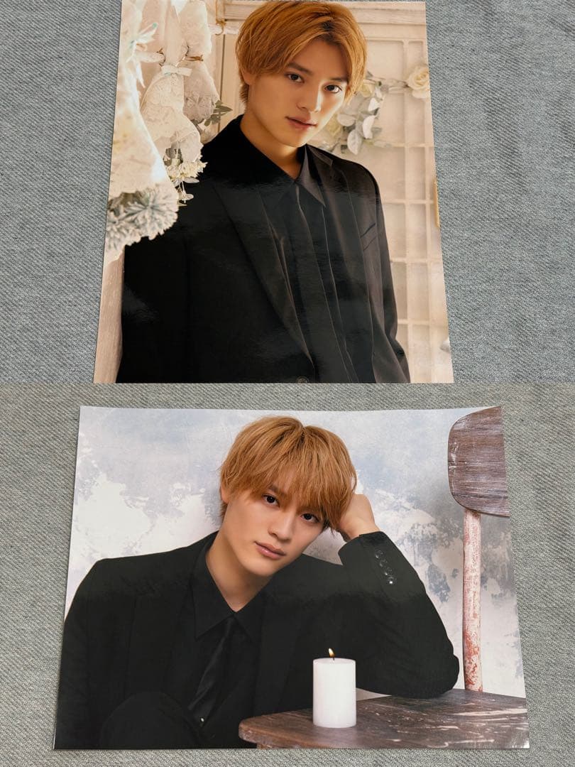 く*み様 ワンエン KENSHIN 上村謙信 大判ブロマイド 2枚セット