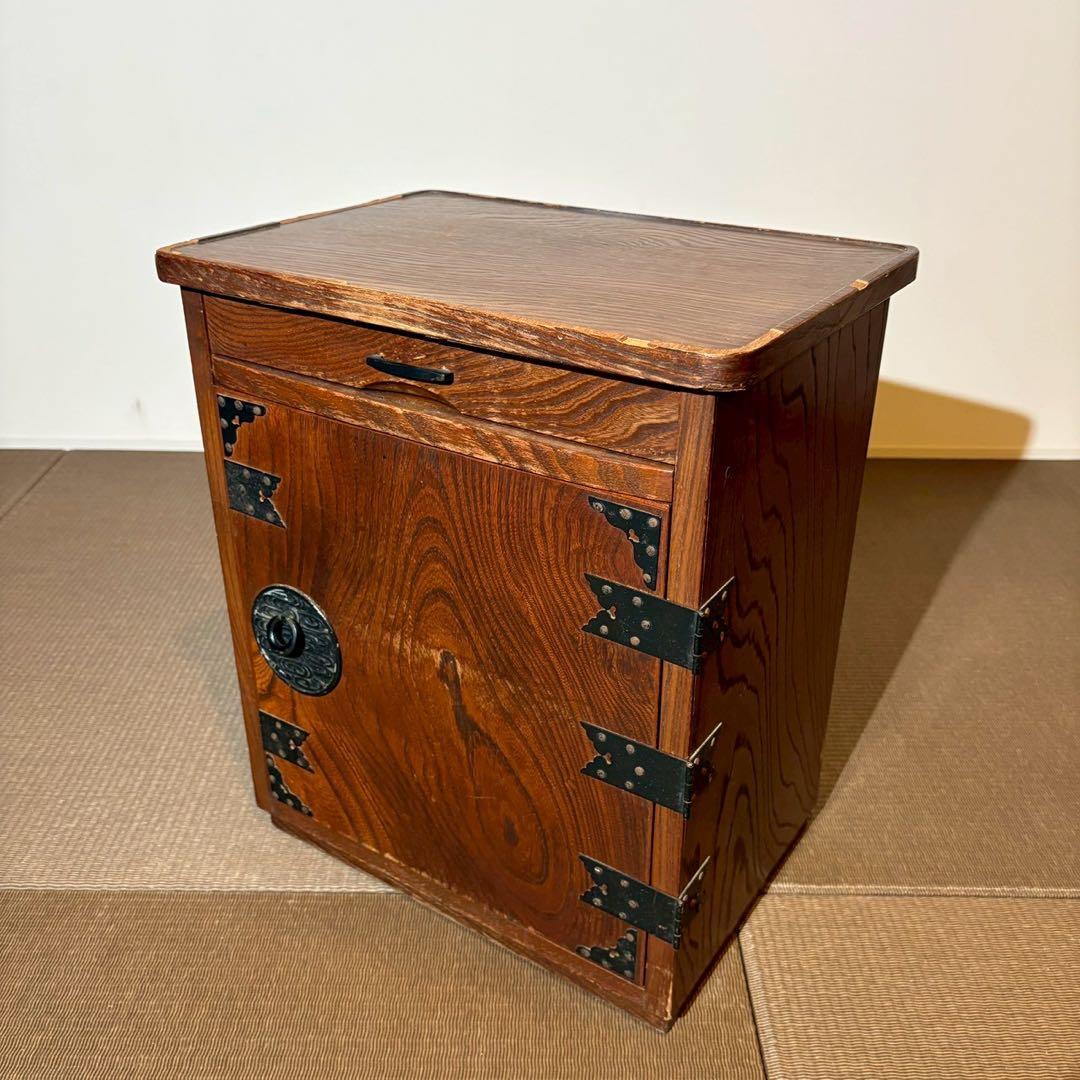 和箪笥　小箪笥　飾り金具　脚付棚　和家具　時代家具
