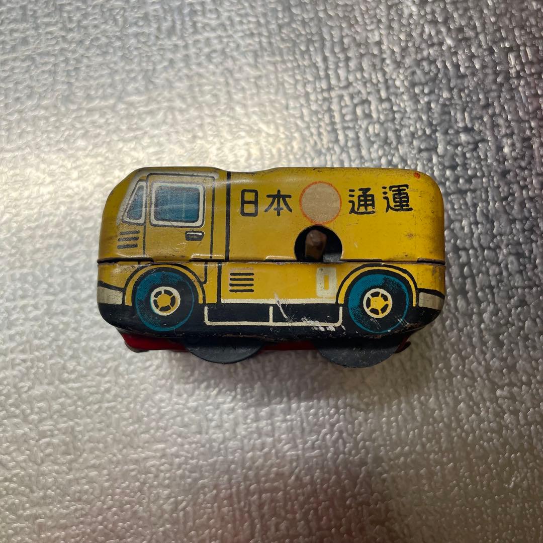 ブリキ　ゼンマイ車　日本通運　昭和レトロおもちゃ