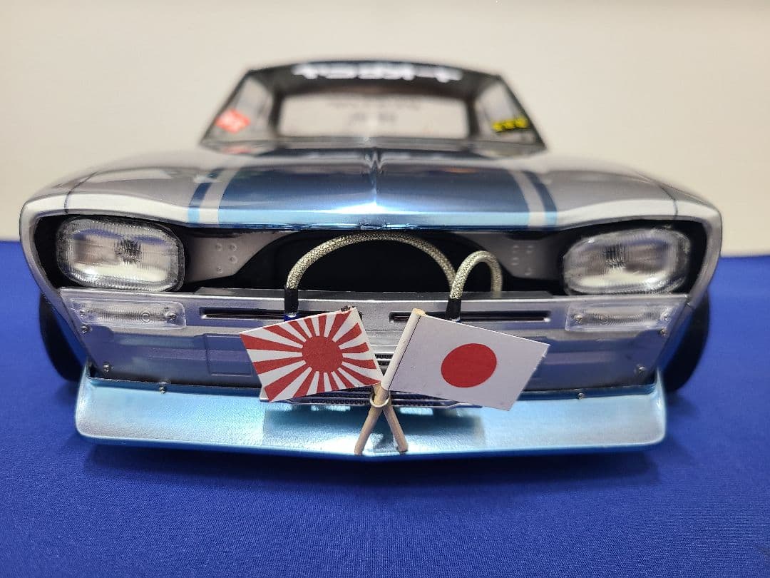 ラジコンボディ　ABCホビー　ハコスカ角目　　バリバリカスタム