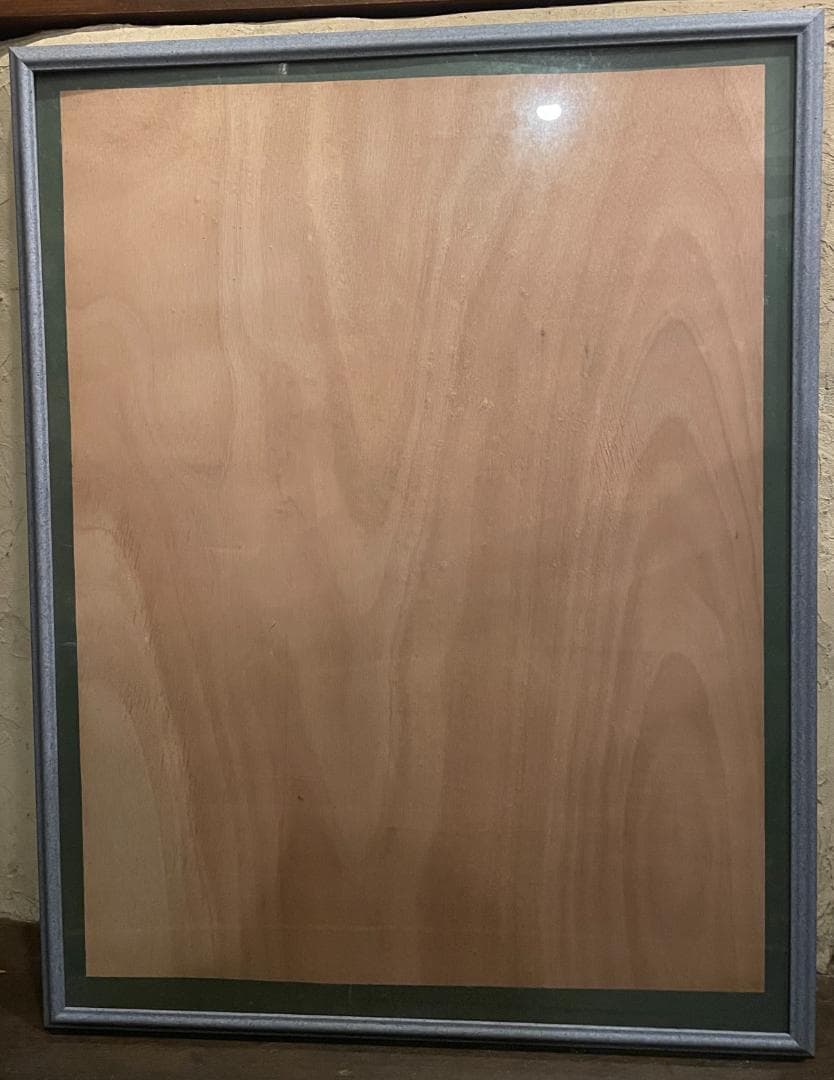 大型 フレーム 額縁 絵画 写真 ポスター 展示 北欧ヴィンテージ グレー 美品