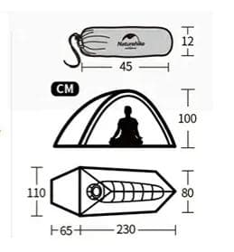Naturehike Cloud-Up ネイチャーハイク　1〜2人用テント