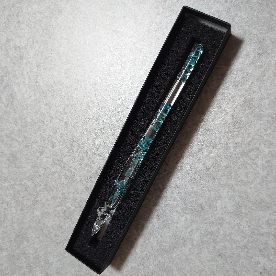ガラス工房　まつぼっくり　ガラスペン　ストームグラス アパタイト