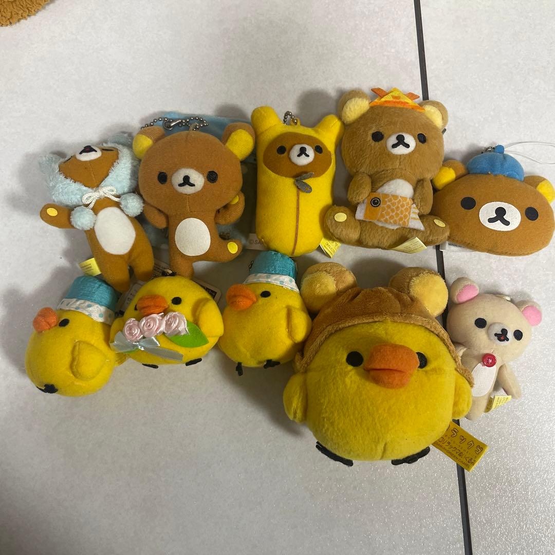 リラックマ　コリラックマ　キイロイトリ　ぬいぐるみ　まとめ売り