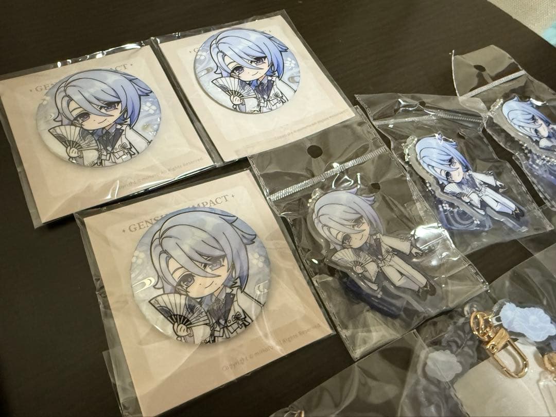 原神 神里綾人 公式特典 イメージキャラクターグッズ 9点セット