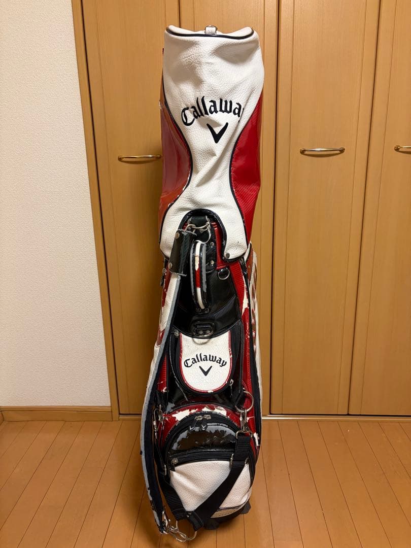 Callaway キャディバッグ 赤白