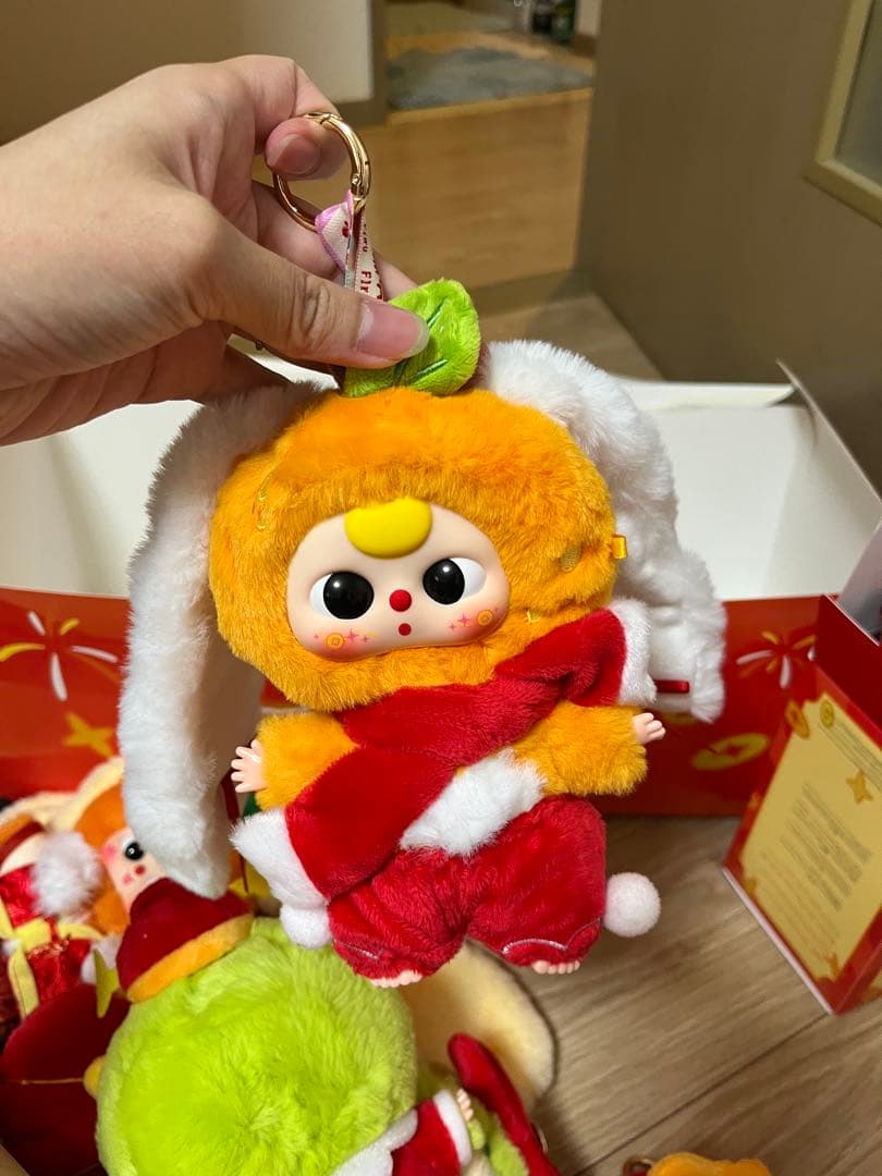 Baby there カラフルなウサギのぬいぐるみセット8点