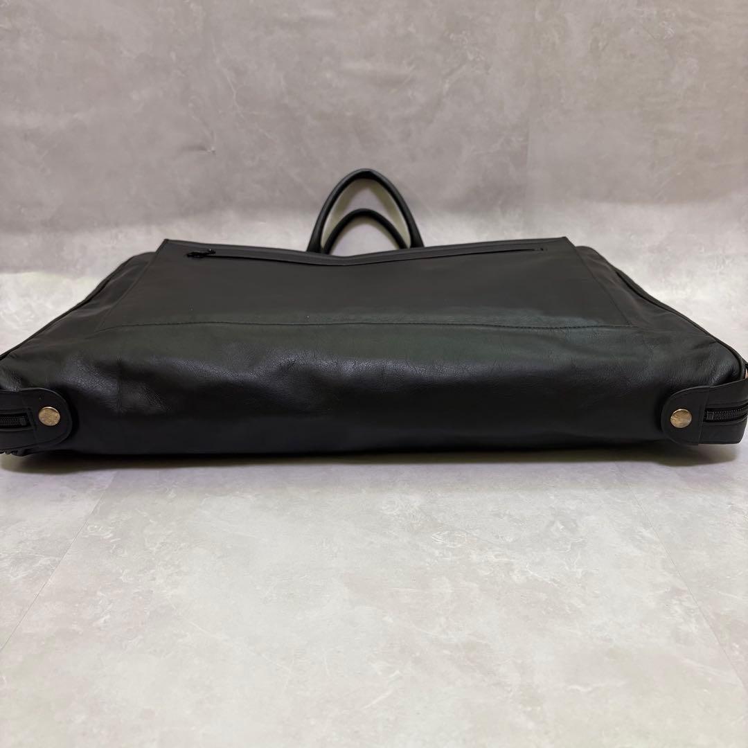 ポーター オールレザー ガーメントバッグ ビジネス 吉田カバン　ブラック