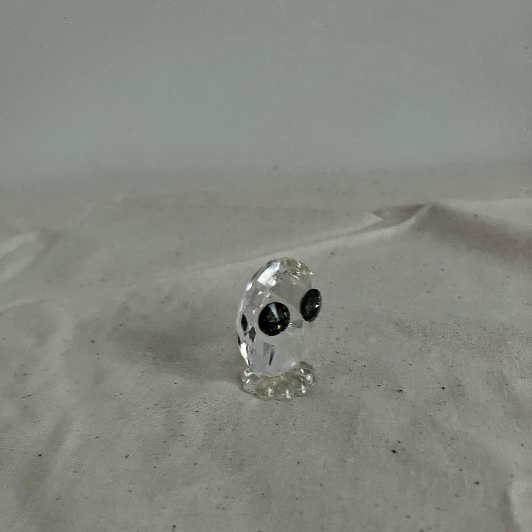 スワロフスキー　フクロウ　親子　クリスタル　オブジェ