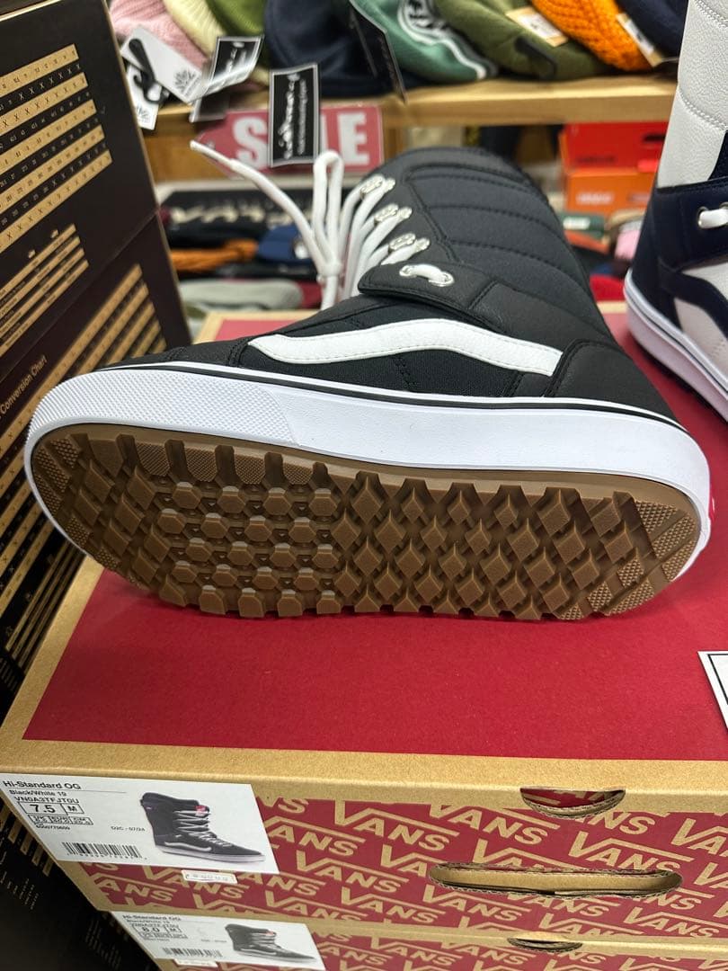 VANS Hi-Standard OG 8.0 BKハイスタンダード新品　展示品