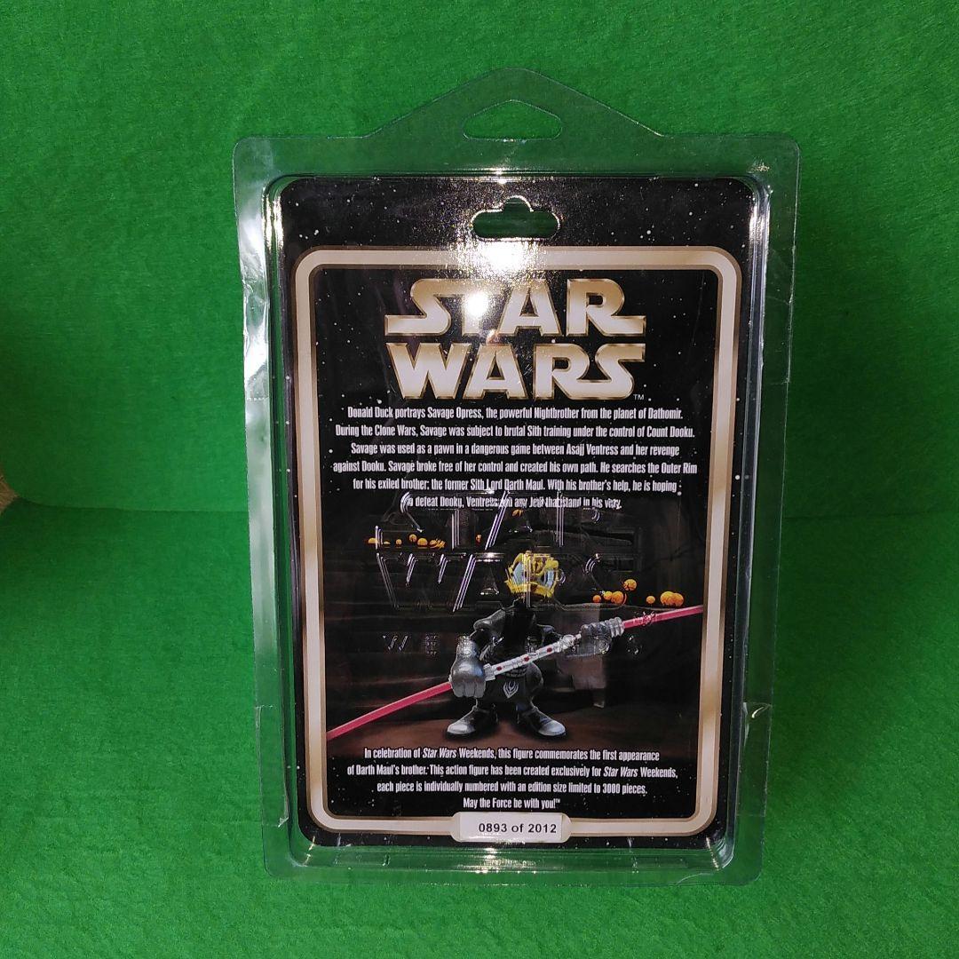 スターウォーズ　スターツアーズ　フィギュア　ドナルド　サヴァージ　オプレス