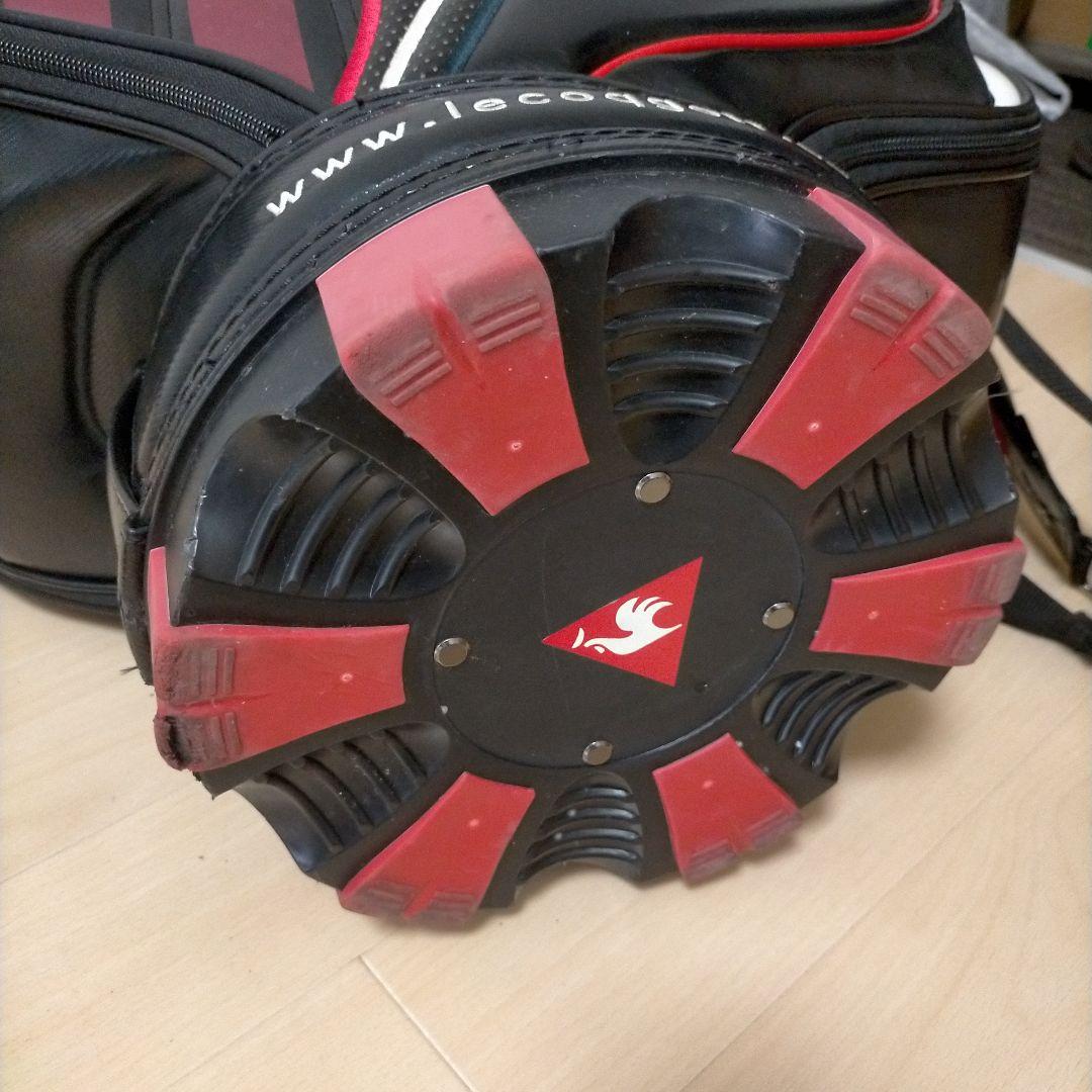 ルコック★le coq sportif★3点式ゴルフバック★黒★☆★