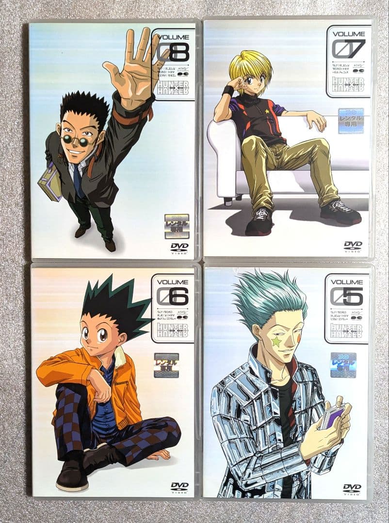 HUNTERXHUNTER　DVD　レンタル　アニメ　TV ハンターハンター